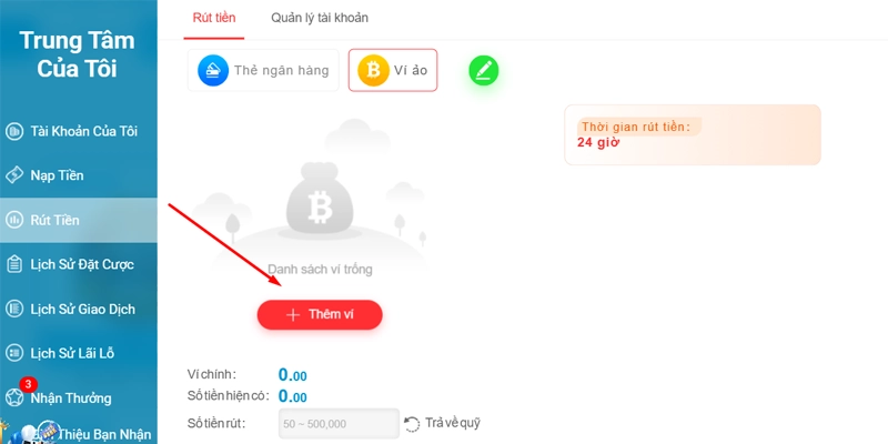 Rút Tiền XX88 - Hướng Dẫn Các Bước Giao Dịch Nhanh Chóng 14 Thêm ví để rút tiền XX88
